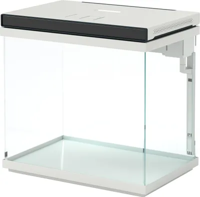 Produktbild von 26 Liter Aquarium mit Filter, LED-Beleuchtung, Wasserpumpe, für verschiedene Fischarten, ca. 38 x 26 x 38 cm