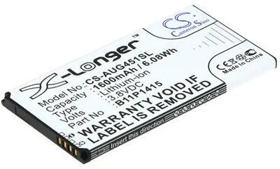 Zdjęcie produktu dla TECHTEK Bateria kompatybilny z [Asus] Z00SD, ZC451TG, ZenFone Go 4.5, ZenFone Go 4.5 Dual SIM zastępuje B11P1415