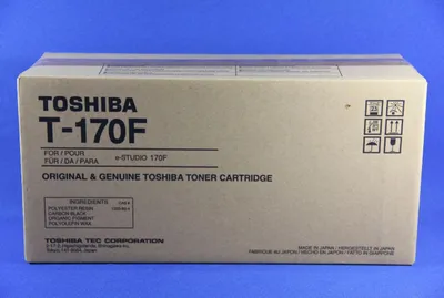 Produktbild von Toshiba T-170 Laserdruck Tonerkartusche - Schwarz - Originaler Pack - Laserdruck