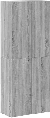 Image de Armoire de classement sonoma gris 60x32x153cm bois d'ingénierie