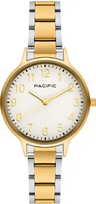 Imagen del producto de Reloj de mujer Pacific, plateado y dorado, modelo Pacific-PC00835