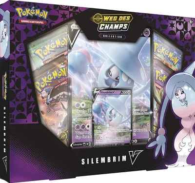 Produktbild von Pokémon - Weg des Champs Kollektion: Silembrim-V Sammelkarten Trading Cards Decks