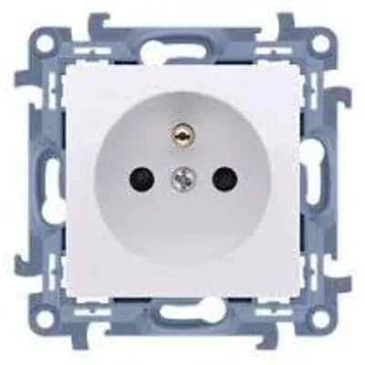 Produktbild von Kontakt-Simon BMG1.01/11, Weiß, Kunststoff, IP20, 250 V, 75 mm, 40,5 mm