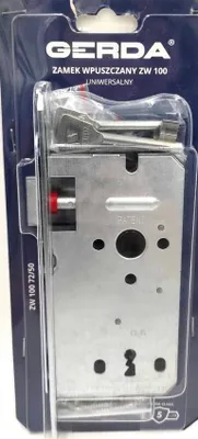 Produktbild von Einsteckschloss Gerda ZW100 72/50 Silber Universal Langlebig