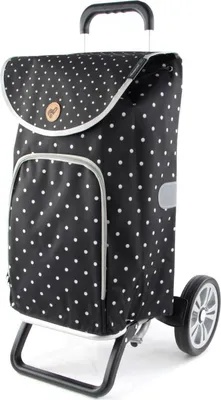 Zdjęcie produktu dla Andersen SHOPPER MANUFAKTUR wózek na zakupy Alu Star Shopper Ole 41L czarny czarny 111cm
