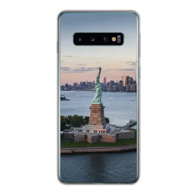 Produktbild von MuchoWow® Handyhülle Schutzhülle Hülle für Samsung Galaxy S10 New York - Freiheitsstatue - Skyline Silikon Softcase Handy Hülle - Handytasche