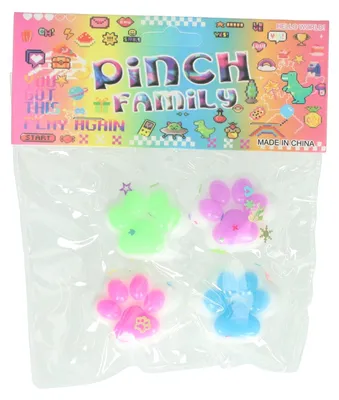 Image de Jono Toys Pinch Family - Tierpfoten-Squishy - 4-tlg.