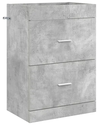 Obrázek produktu pro Koupelnová skříňka pod umyvadlo Betonově šedá 56 x 37,5 x 81 cm