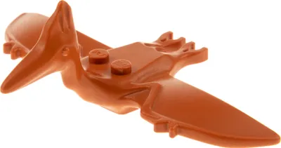 Produktbild von 1x Lego Tier Dinosaurier Pteranodon dunkel orange Flugsaurier 5987 4140521 30478