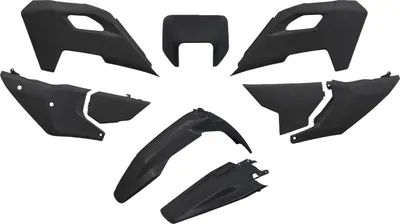 Productafbeelding van UFO kunststof set voor Husqvarna TE 150 / 250 / 300 (modeljaar '24), FE 250 / 350 / 450 / 501 (modeljaar '24), kleur: zwart
