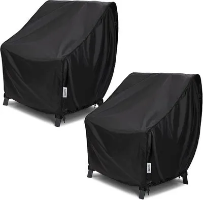 Produktbild von Set aus 2 Wasserdichte Schutzbezüge für Terrassenstühle Außenmöbel