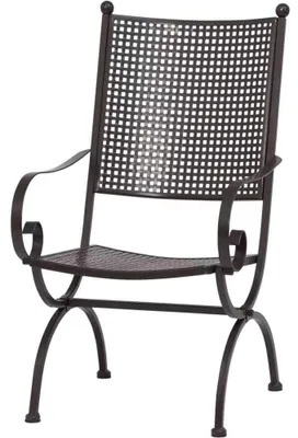 Produktbild von MBM Romeo Elegance Sessel Eisengestell marone