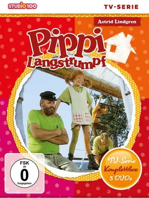 Produktbild von Pippi Langstrumpf - TV-Serien Komplettbox [5 DVDs, SOFTBOX]