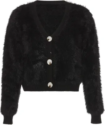 Image de Cardigan SWIRLY pour femme - noir, M