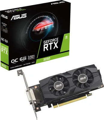Produktbild von ASUS GeForce RTX 3050 LP BRK 6GB - OC Edition - Grafikkarten - GF RTX 3050 - 6 GB GDDR6 - PCIe 4.0