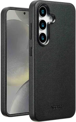 Immagine prodotto di Accezz MagSafe Leather Backcover per Samsung Galaxy S25 - Onyx Black