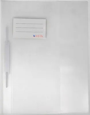 Produktbild von Rheita Schnellhefter PP mit Beschriftungstasche, für A4 4006335386150