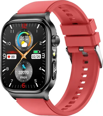 Obrázok produktu pre INF 2.04-palcový AMOLED Smartwatch s monitorovaním zdravia Červená