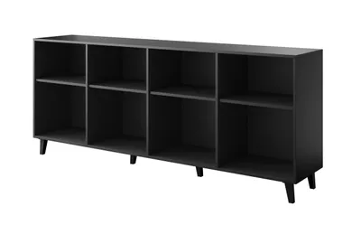 Produktbild von Kommode Asti Sideboard 200X52X42 Cm 4 Türiger Weiß Matt Gefräste Front Aus Mdf-Platte