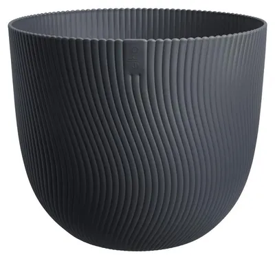 Produktbild von Runder Blumentopf - ELHO - Sereh Rund 60 - 110 L - Ø 59 x H 51 cm - Schwarz - Für drinnen und draußen