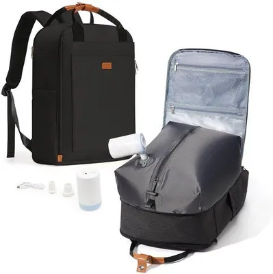 Image de Sac à dos de voyage sous vide pour femme, imperméable avec pompe