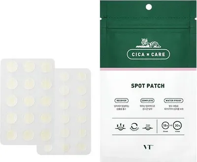 Produktbild von VT Cosmetics Cica x Care Pflaster für problematische Haut Spot Patch 48 Patches