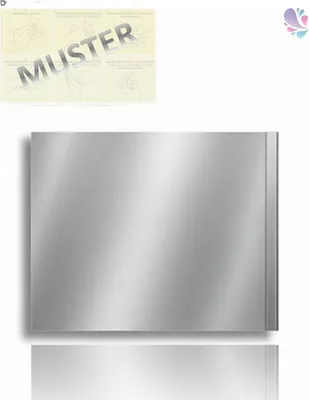 Produktbild von Infotafel +prof. Hygieneplan für Deinfektionssäule, verschiedene Farben : Farbe - Edelstahl Farbe: Edelstahl