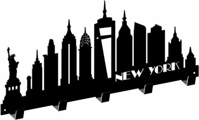 Obrázok produktu pre WS12 vešiak na kabáty, NEW YORK, štruktúrovaná čierna