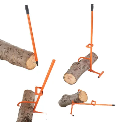 Zdjęcie produktu dla Podnośnik do kłód VEVOR, 1219 mm, rolka do kłód 4 w 1, obracarka do kłód, wielofunkcyjne narzędzie leśne do toczenia, cięcia i podnoszenia kłód