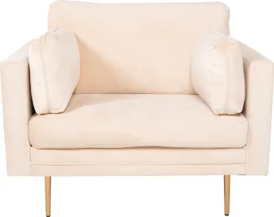 Imagen del producto de Venture Home - Silla Akzent Boom, color beige claro