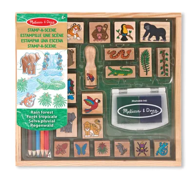 Produktbild von MELISSA Regenwald Briefmarken in einer Box 12423