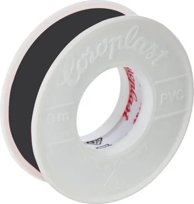 Zdjęcie produktu dla Taśma samoprzylepna/izolacyjna Coroplast 302 PVC 10 metrów czarna