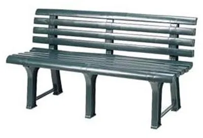 Immagine prodotto di Panchina Da Giardino "Orchidea" Verde - cm.49x145x74h. - peso kg.9,5