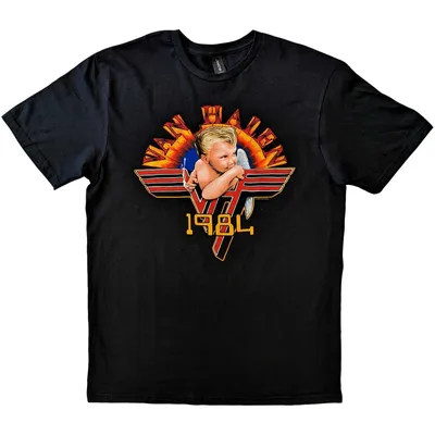 Immagine prodotto di Van Halen | Maglietta ufficiale della band | Cherub '84, grande, nero