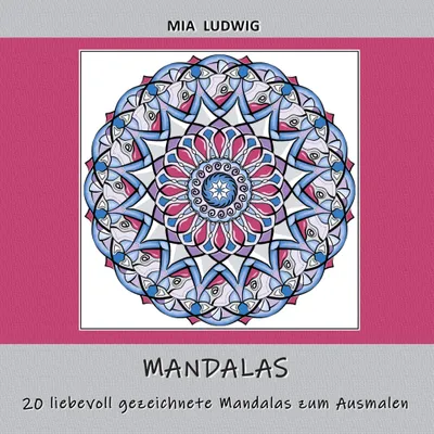Produktbild von Mandalas Malbuch zum Ausmalen, 44 Seiten, 17x17 cm, einseitig bedruckt, Deutsch