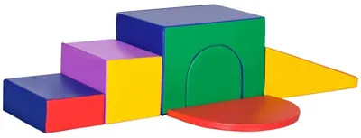 Immagine prodotto di Set di mattoncini in schiuma morbida – Set da gioco composto da 7 pezzi | Colore: Multicolore | Dimensioni: 130x170x40 cm