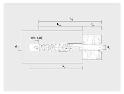 Produktbild von CELO Multifunktionsrahmendübel MFR SB 10-160 TX, Senkbund, Senkkopfschraube, galvanisch verzinkt 50 Stk