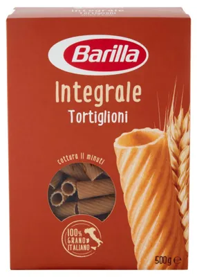 Image de Barilla, pâtes Tortiglioni complètes, 500 g