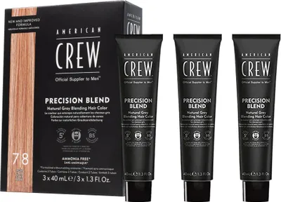 Image de American Crew Precision Blend Light 7/8 3x40ml - teinture cheveux et barbe