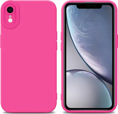 Obrázek produktu pro Cadorabo Case for Apple iPhone XR Protective Cover in Pink TPU Silicone Etui Case Kryt mobilního telefonu