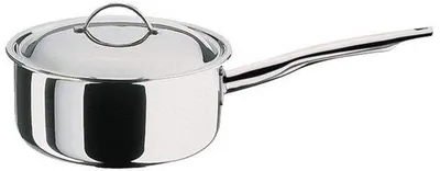 Produktbild von Kookpan Edelstahl Ø 16 cm mit Deckel - Spülmaschinenfest, Induktionsgeeignet