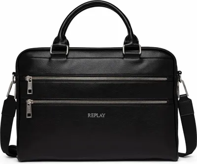 Produktbild von REPLAY Laptoptasche Businesstasche mit Laptopfach Business Bag Black schwarz
