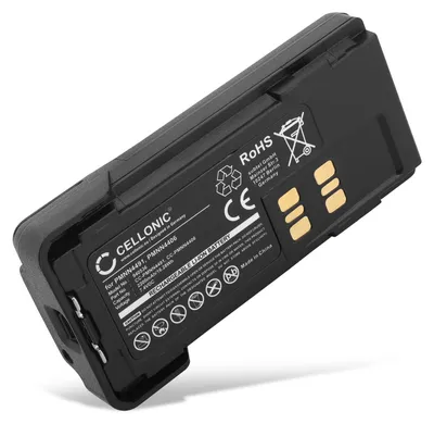 Image de CELLONIC 1x Batterie pour Poste émetteur-récepteur Compatible avec Motorola DP4400E, DP2400E, DP4400, PMNN4491 - (2200mAh, 7.4V)