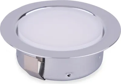 Produktbild von LED Einbauspot Unterbauspot für Möbel, Metall-chrom mit ABS, 2W neutralweiß
