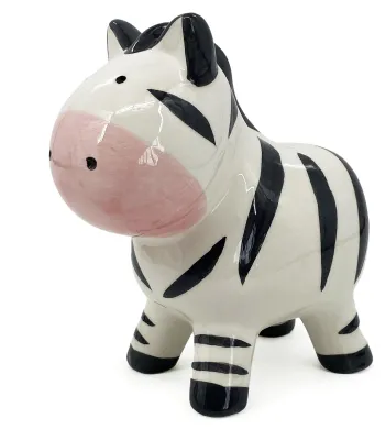 Productafbeelding van Spaarpot voor kinderen, dierenmotief: zebra