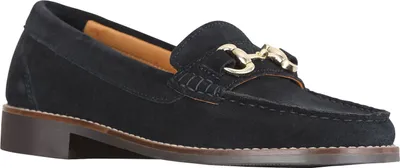 Produktbild von Moretta - Damen Halbschuhe "Rosa", Wildleder ER1418 (37 EU) (Marineblau)