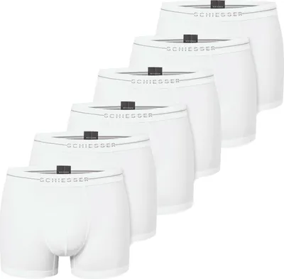 Produktbild von Schiesser 6er Pack Baumwolle Flex Retro Short / Pant Mit Logo-Webgummibund, Perfekter Sitz, hoher Komfort, Elastisches Material