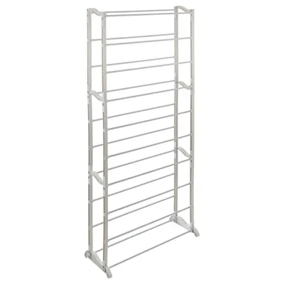 Immagine prodotto di Scaffale per scarpe, 30 paia di scarpe, 9 ripiani, 140 x 26 x 64 cm