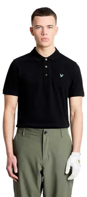 Produktbild von Lyle & Scott - Poloshirt für Herren, Emblem, kurzärmlig GT14250 (L) (Samtschwarz)