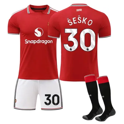 Produktbild von "#30 SESKO 26-27 Manchester United at home football jersey for Kids and Adults SIZE: 22"